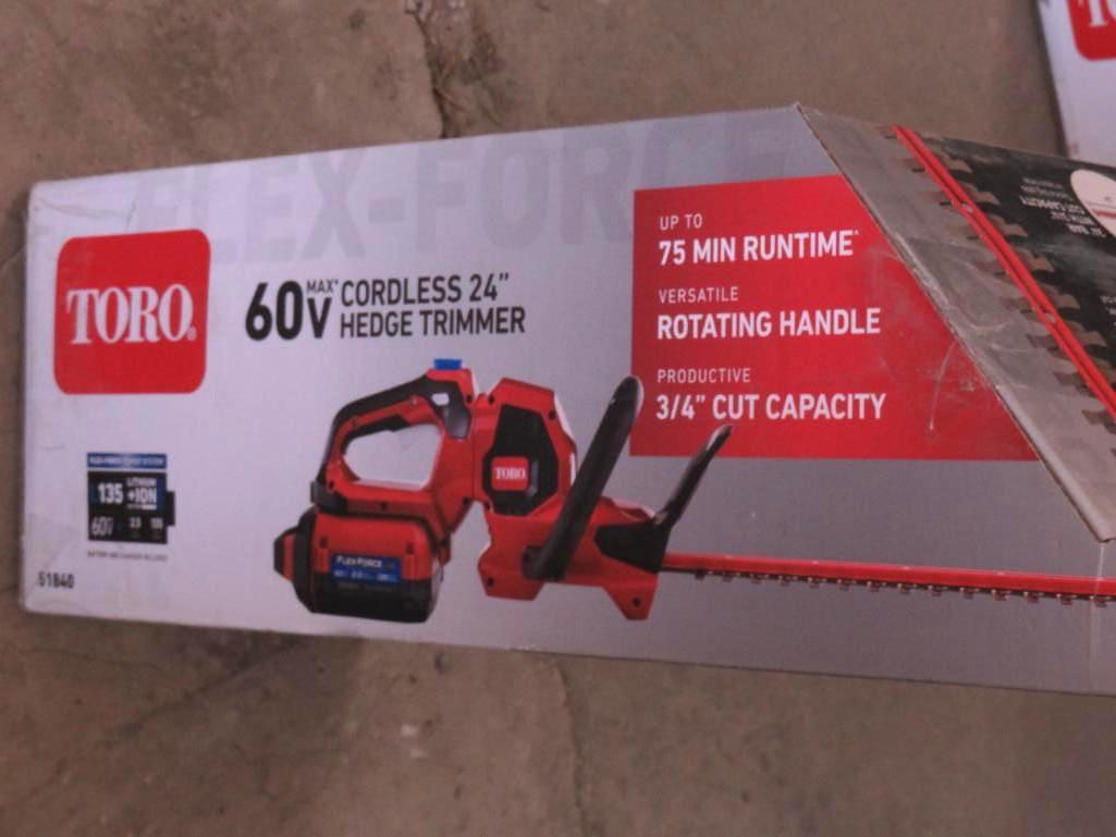 Toro 60v Cordless Hedge Trimmer