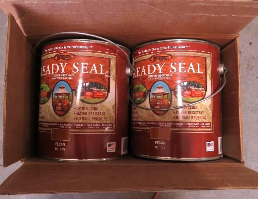 (4) Gallons of Ready Seal Exterior Wood Stain