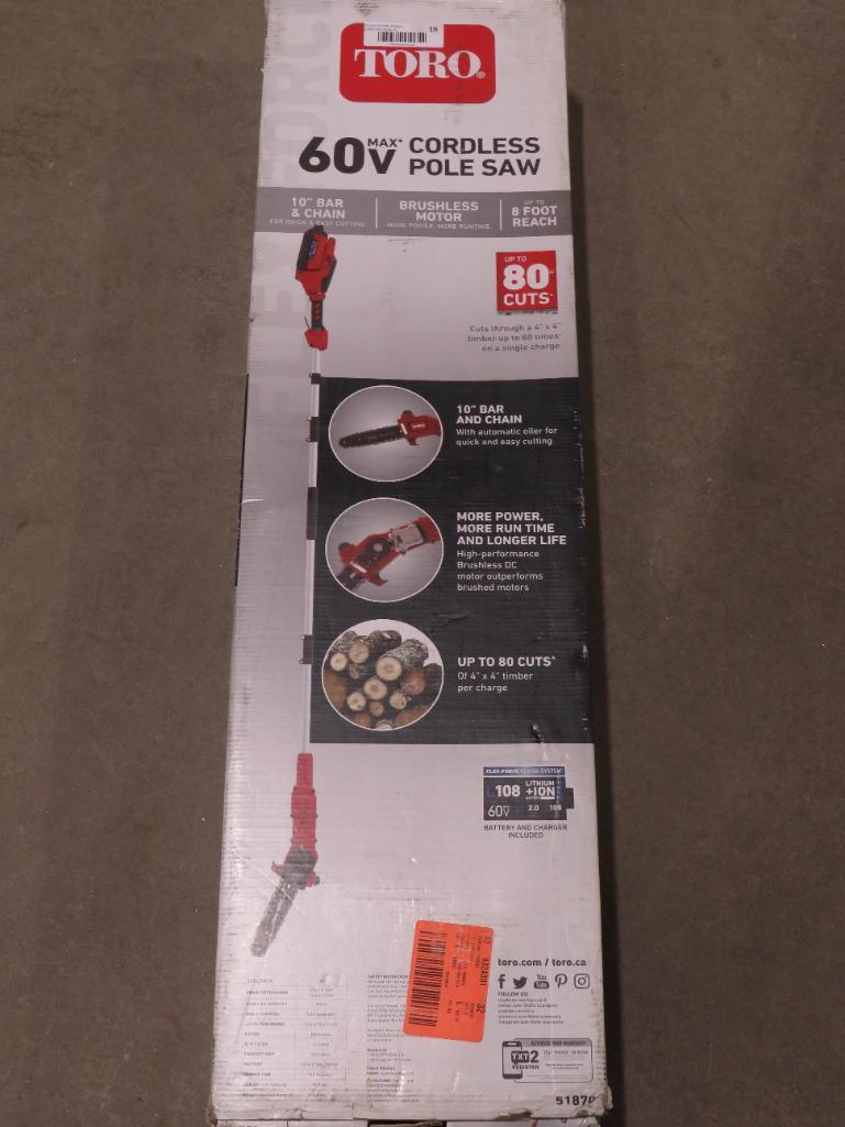 Toro 60v Cordless Pole Saw