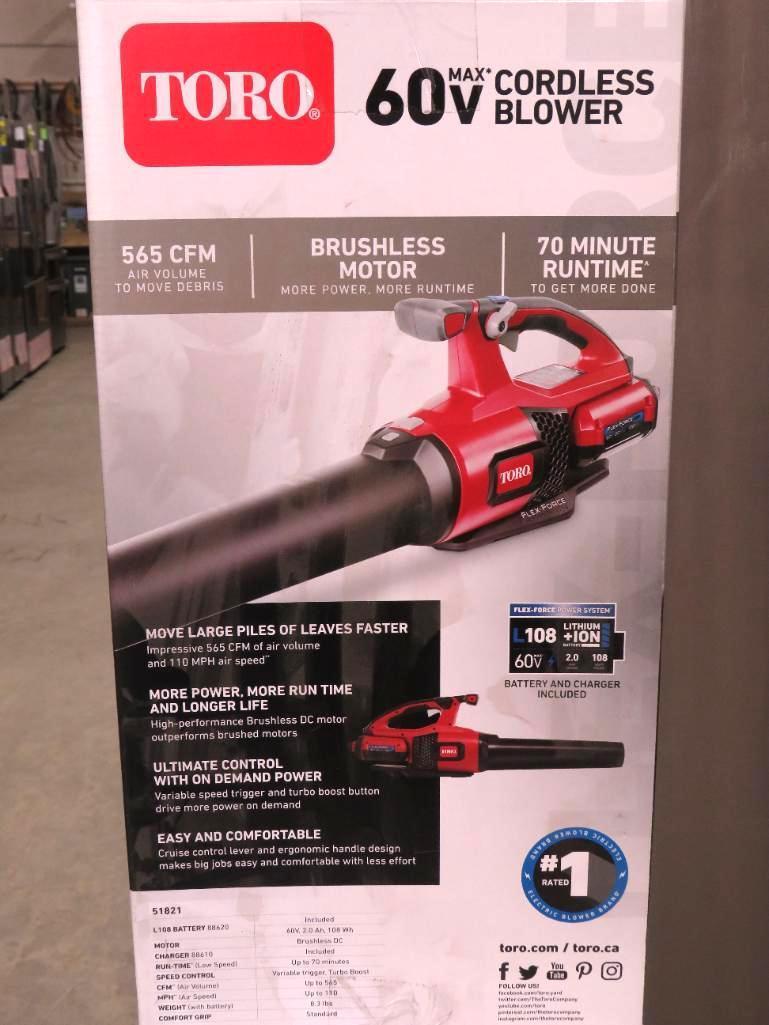 Toro 60v Cordless Blower