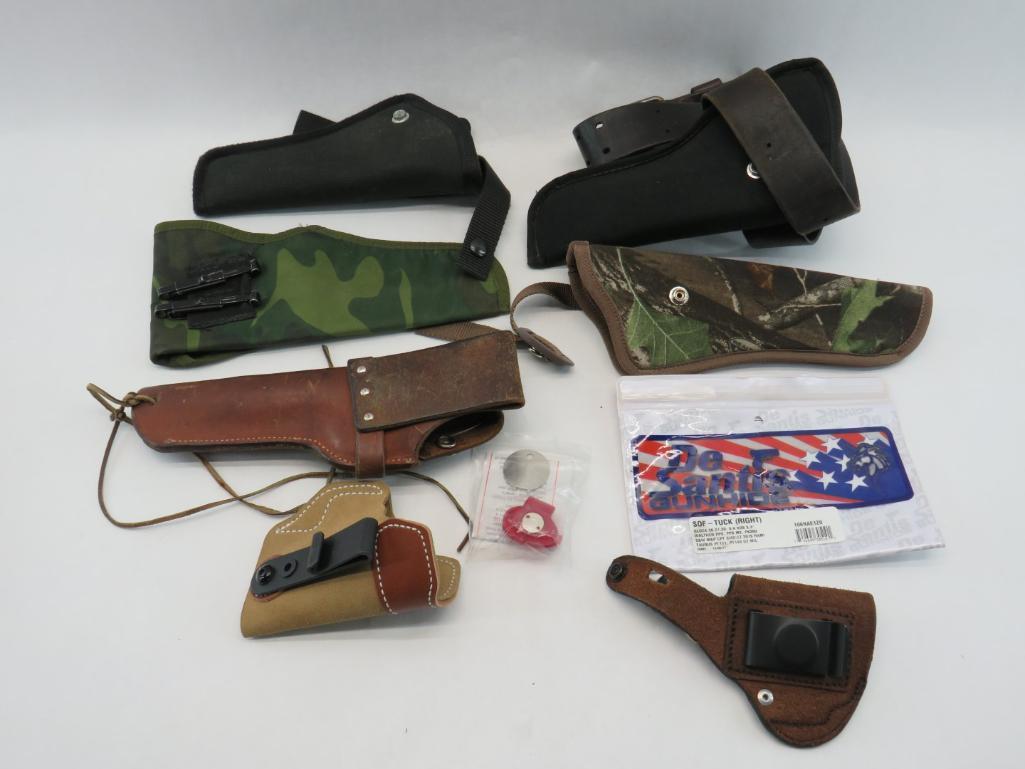 Assorted Holsters & Butt Plates