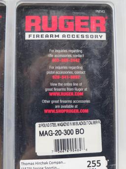 (2) Ruger Mini 14 20 Round .300 Blackout Magazines
