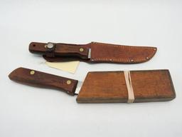 (2) Herters Fixed Blade Knives