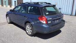 2008 Subaru Outback 2.5i H4, 2.5L