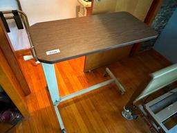 Adjustable Height Bed Table