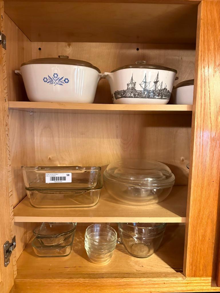 Asst. Pyrex< Corning War & Anchor