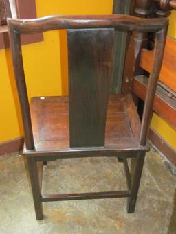 Heavy Chinese Hardwood Chair