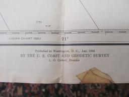 1943 USC&GS Map plus (7) Northern Canada 70-80s Topo Maps