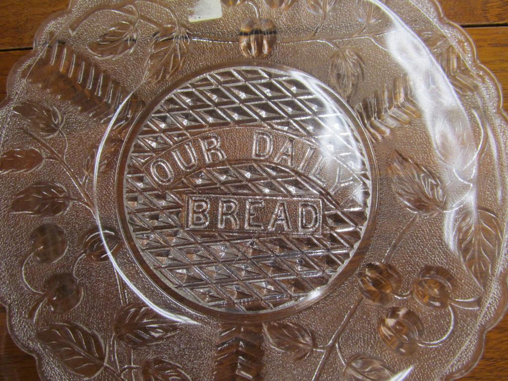 (6) Clear ?Our Daily Bread" Trays & a EAPG Example