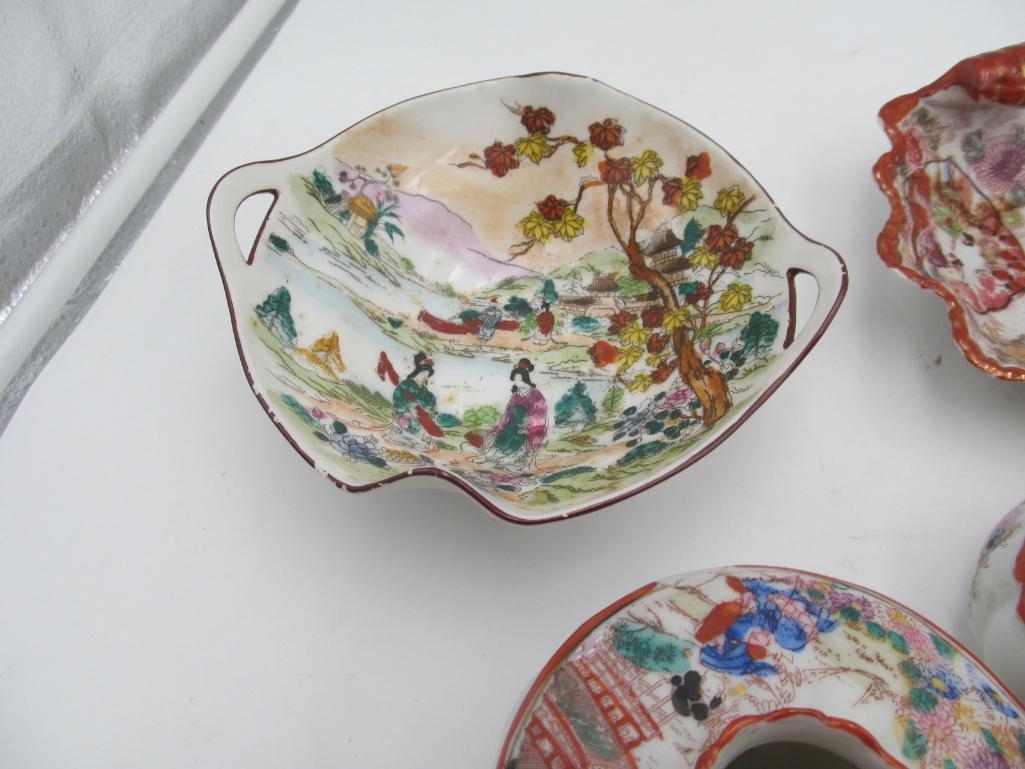 (39) Pieces Geisha Girl Japanese Porcelain