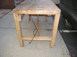 Maple Butcher Block Workbench