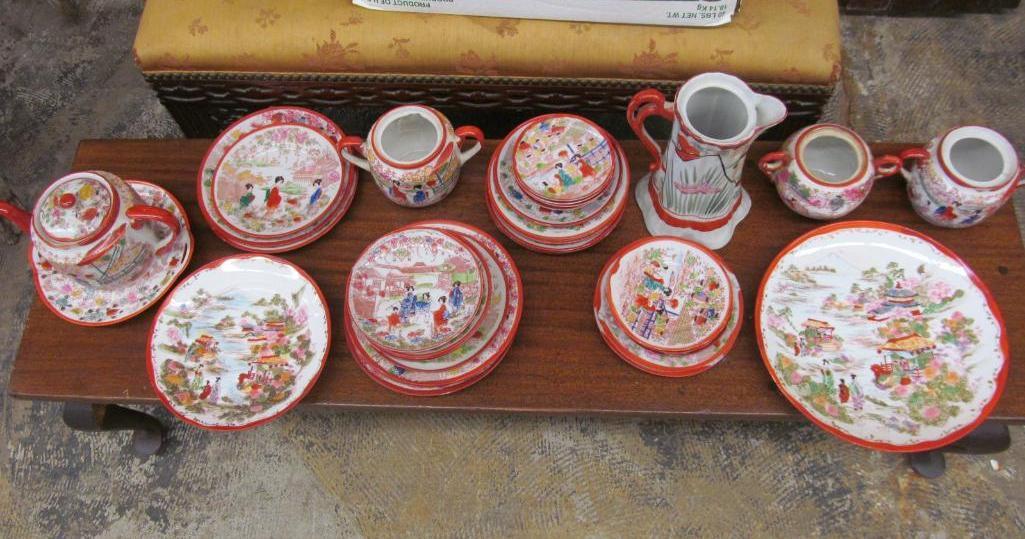 Last & Least (39) Pieces Assorted Geisha Girl Porcelain