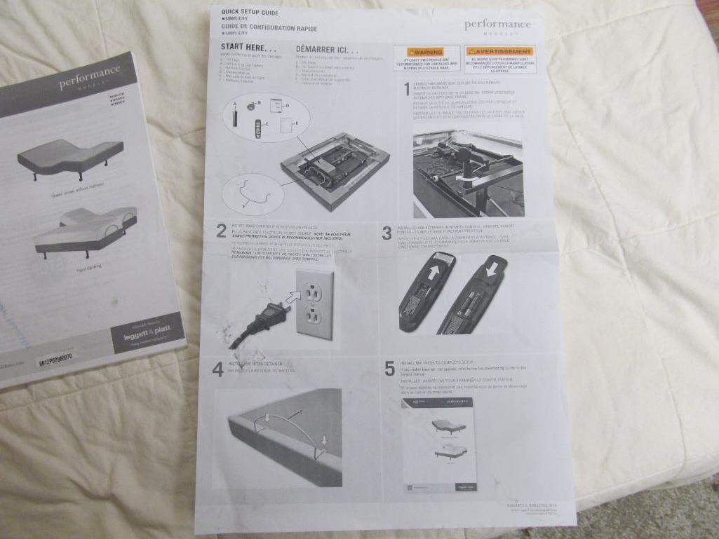 Leggett & Platt Electric Adjustable Bed w/Massage Option