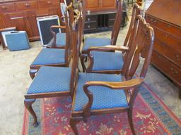 Set of (6) Mahogany Dining Chairs