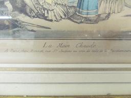 (2) 19th C Mezzotints by J B Huet & Bonnet