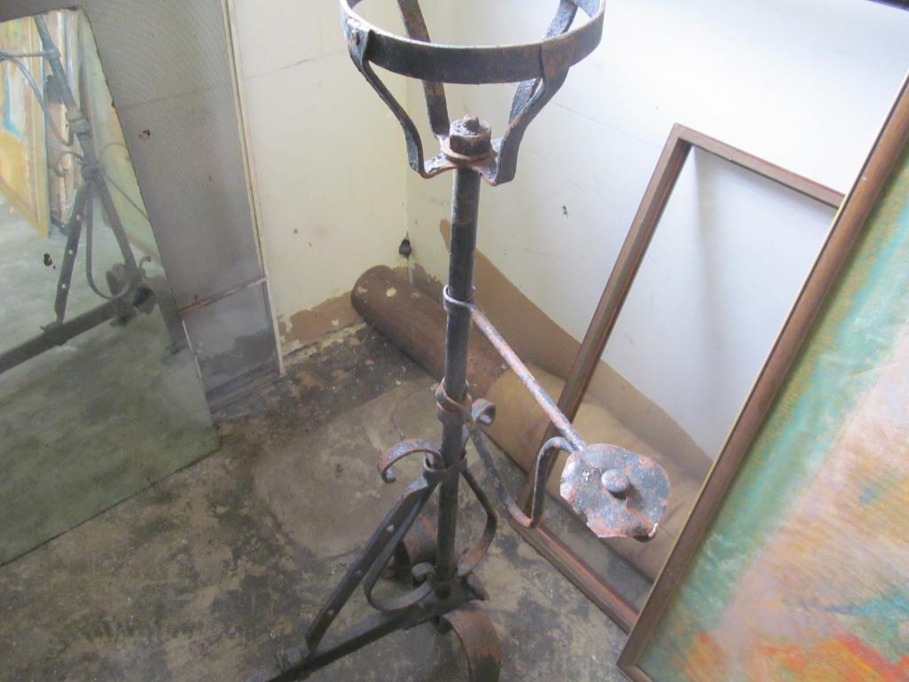 Small Wrought Iron Continental Fireplace Piece