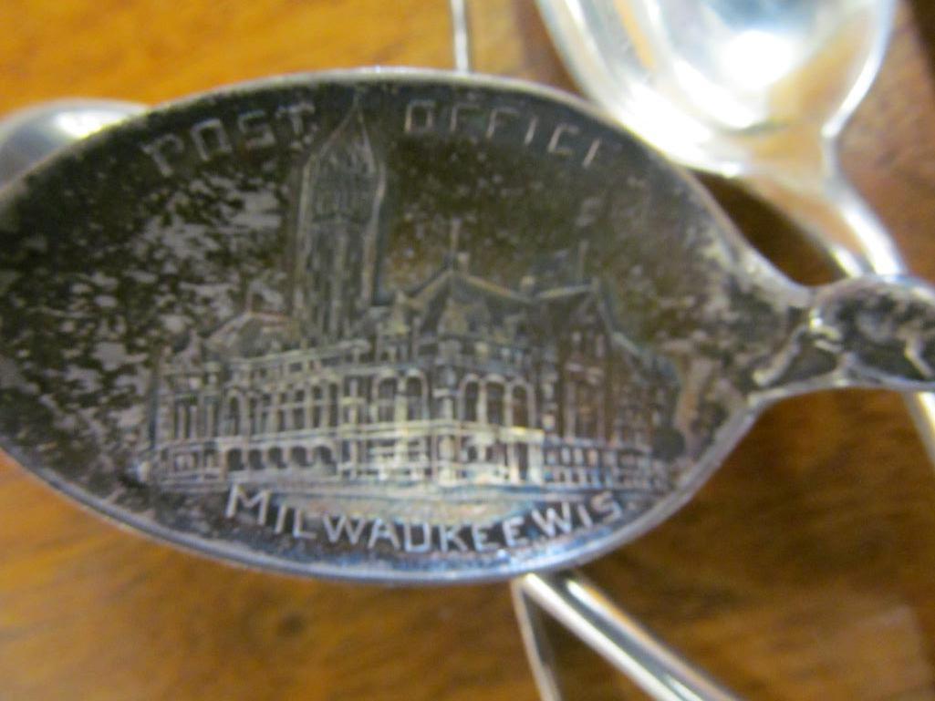 Sterling Group, Souvenir Spoons, Coffee Spoons, etc