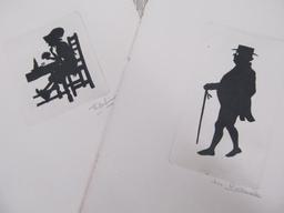 Art, Silhouettes, Currier & Ives, W/Cs, etc