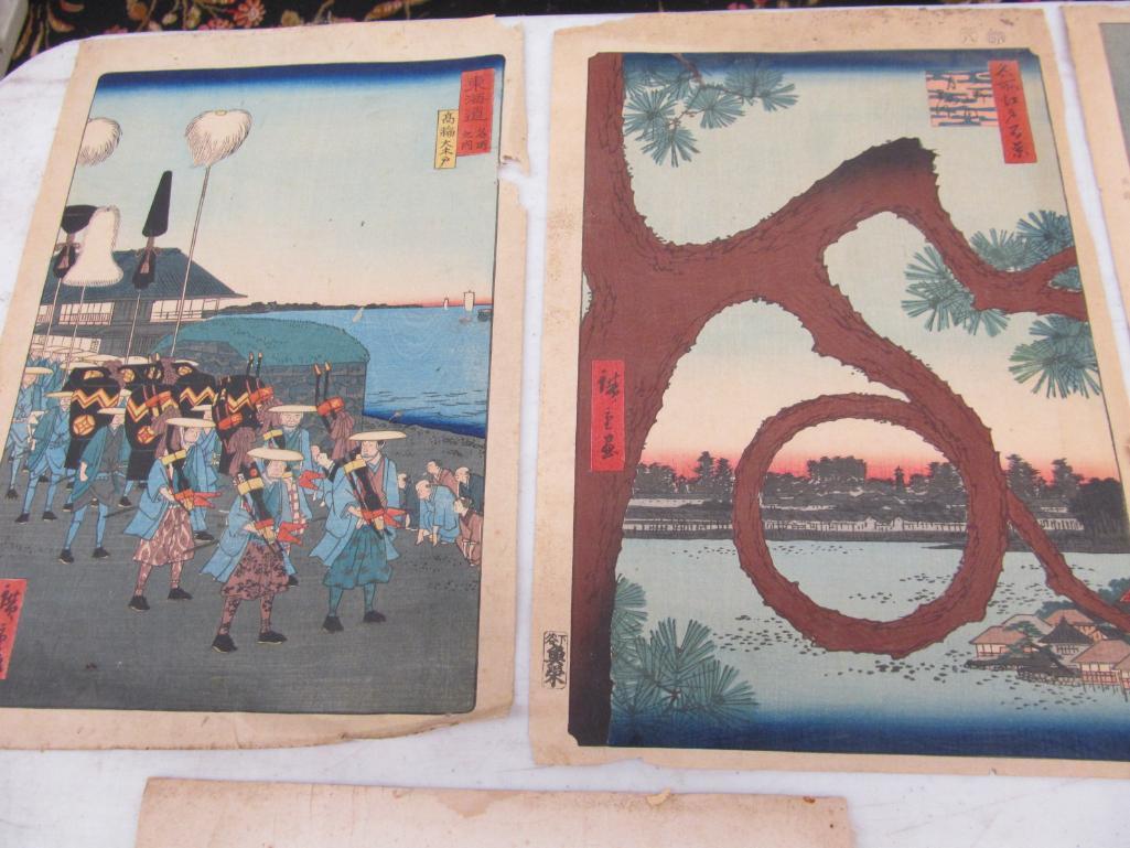 (6) Japanese Woodblocks