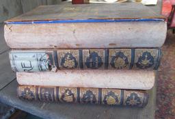 (4) Tattered 1885 Volumes of ?The Works of Goethe"