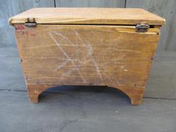 Miniature 19th C Blanket Chest