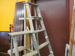 (2) Rickety Decorative Step Ladders