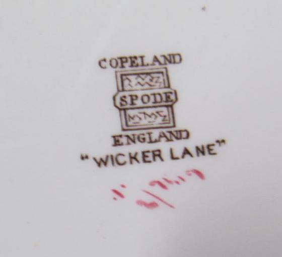 Set Spode "Wicker Lane", (97) Pieces