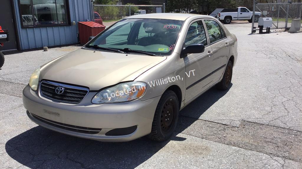 2007 Toyota Corolla CE I4, 1.8L