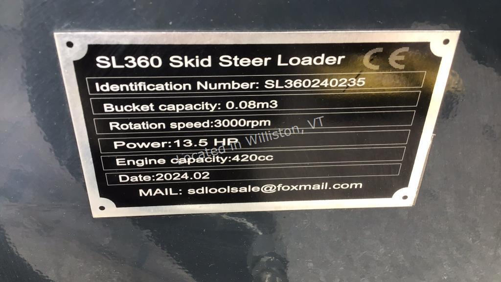 2024 SDLOOL SL360 13.5HP