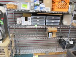 4 Tier Wire Shelving w/ Extensions