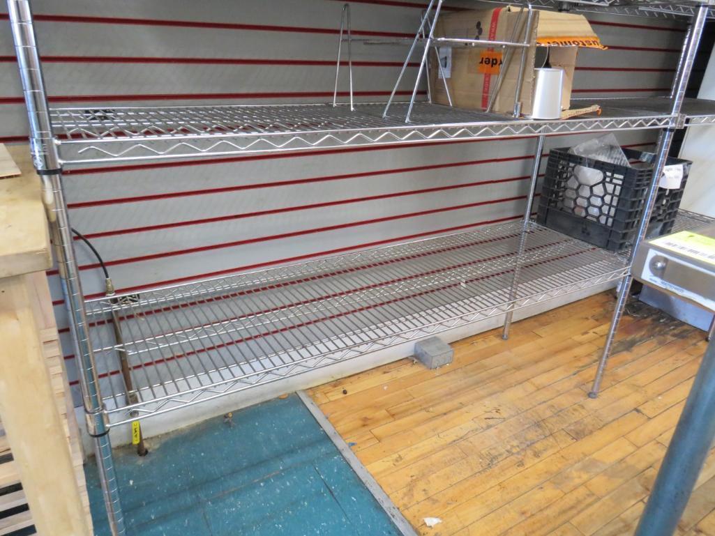 4 Tier Wire Shelving w/ Extensions