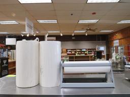 (2) 15"x1000' Rolls of Freezer Paper and Roll Dispenser