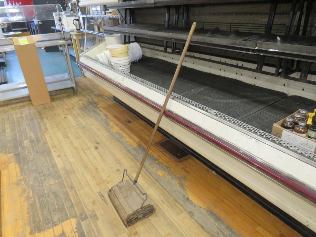 Vintage Childs Sled & Push Sweeper