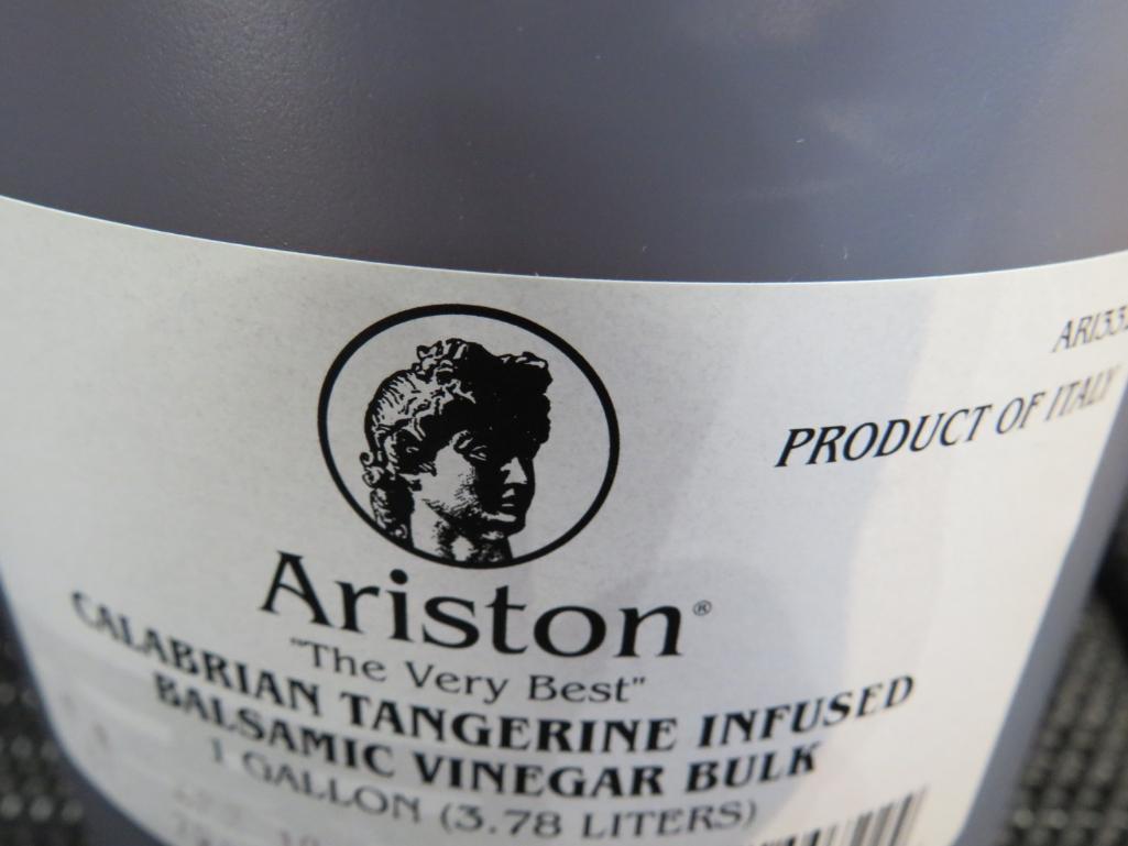 (3) 1 Gallon Ariston Calabrian Tangerine Infused Balsamic Vinegar