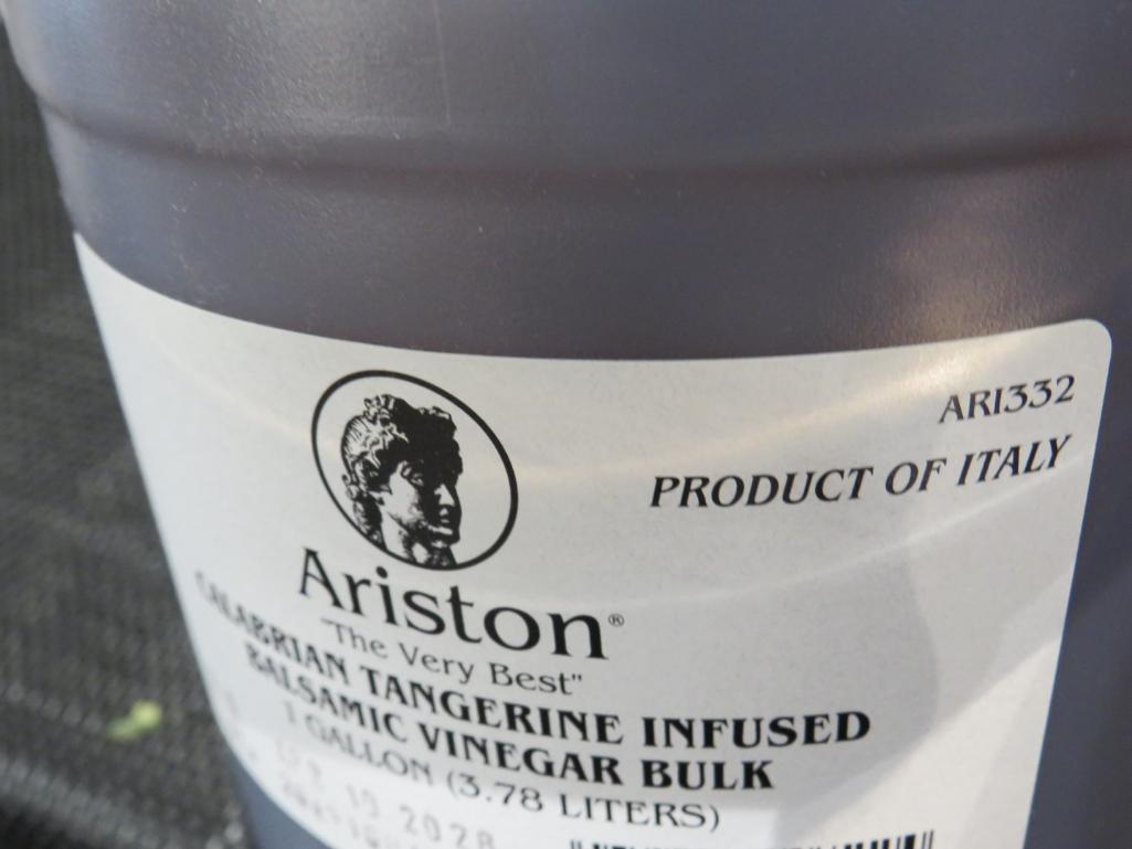 (2) 1 Gallon Ariston Calabrian Tangerine Infused Balsamic Vinegar