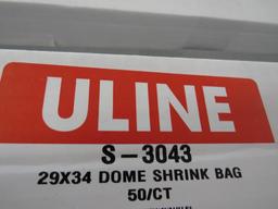 (8) Cases 29x34 Dome Shrink Bags