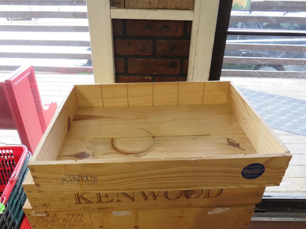 (10) Single Level Wine Boxes