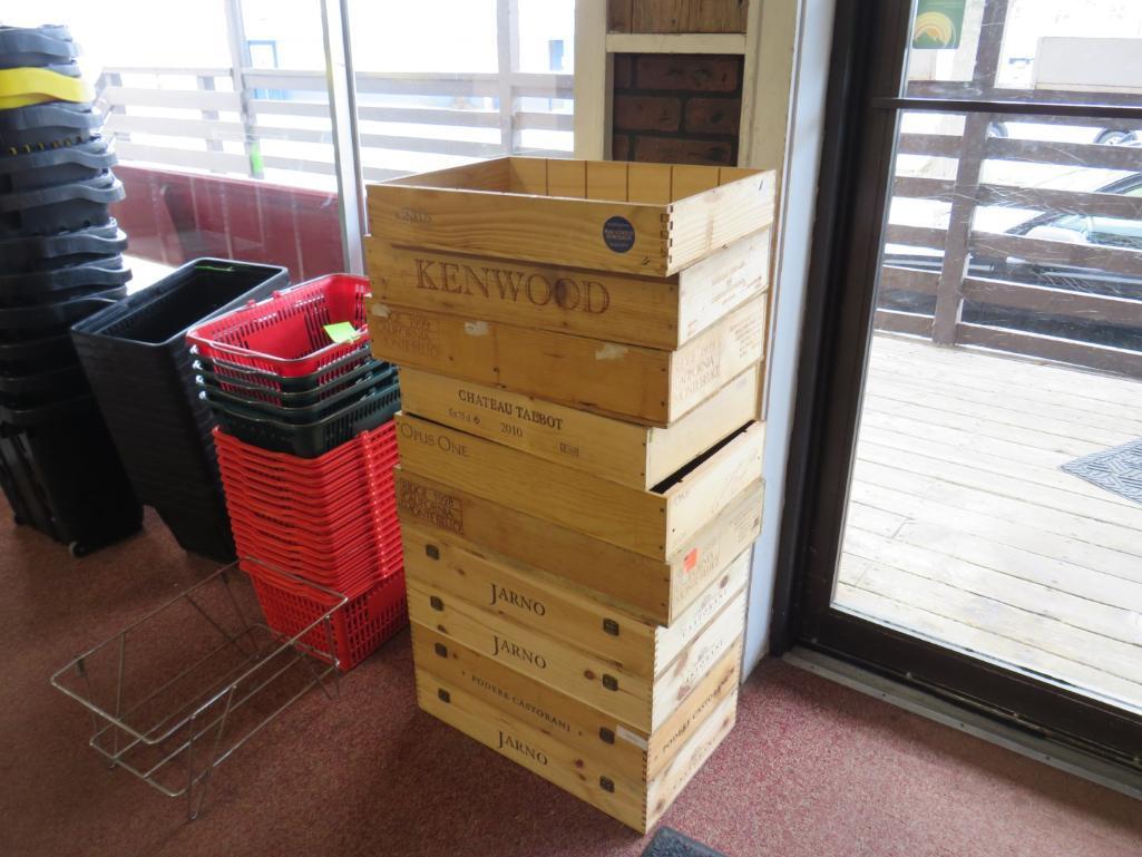 (10) Single Level Wine Boxes