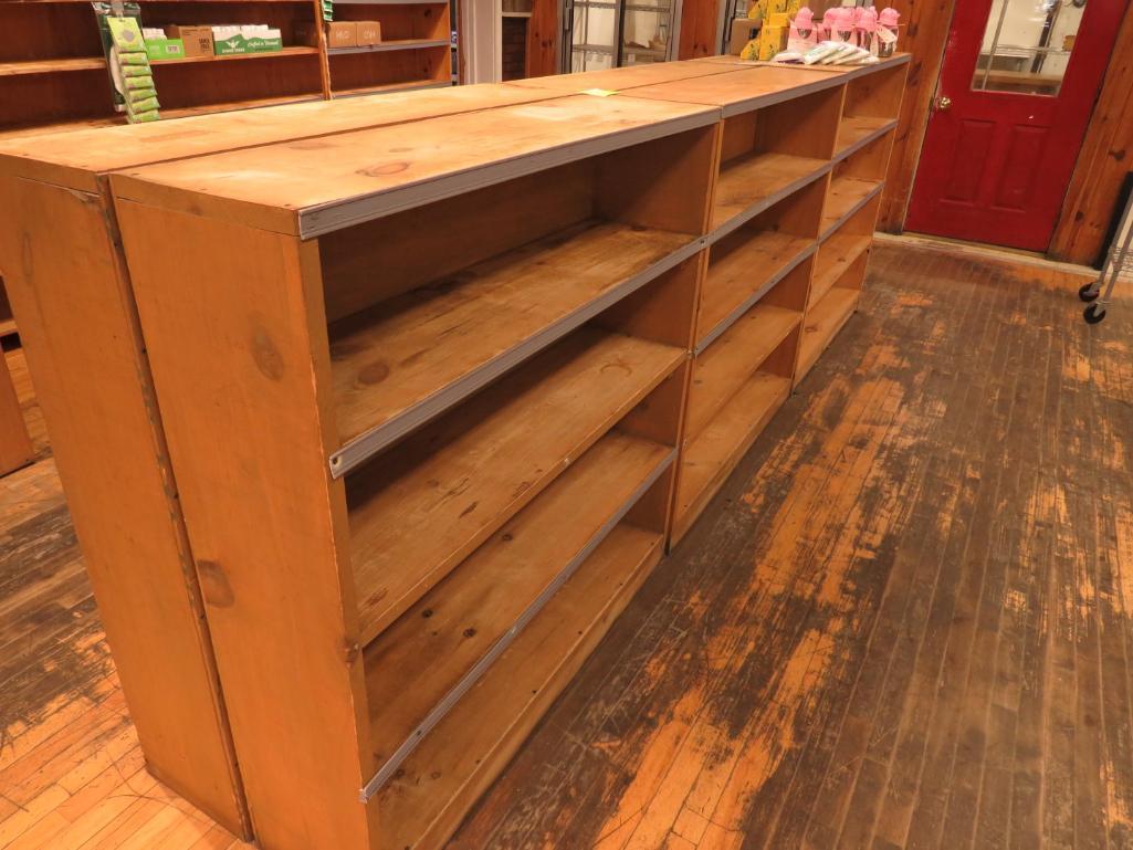 (6) Wood Shelves