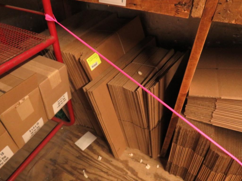 (100+/-) Asst. Corrugated boxes