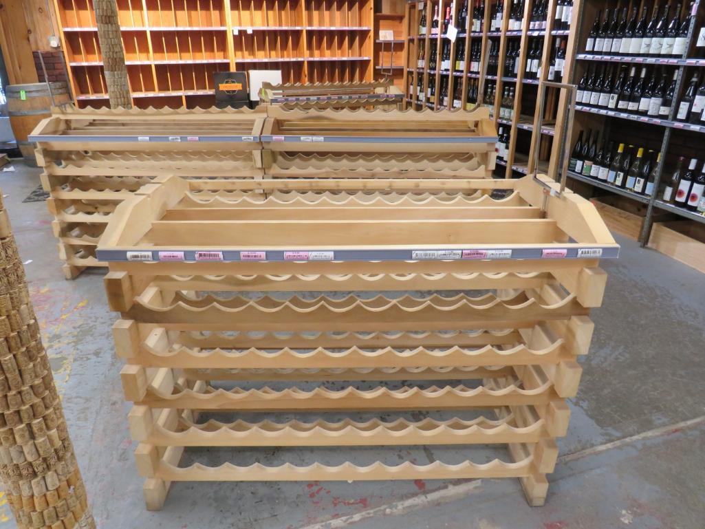 84 Bottle Wood Line Floor Display