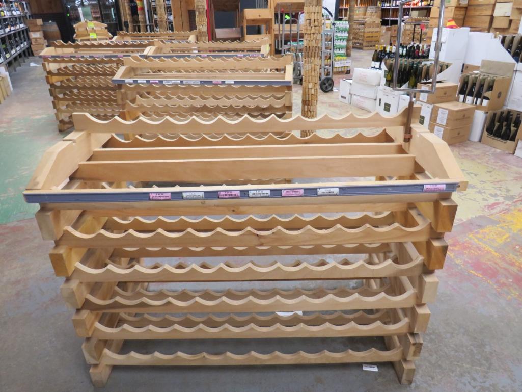 84 Bottle Wood Line Floor Display