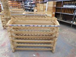 84 Bottle Wood Line Floor Display