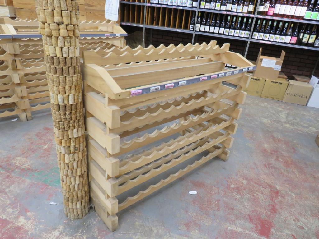 84 Bottle Wood Line Floor Display