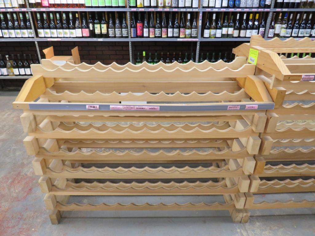 84 Bottle Wood Line Floor Display