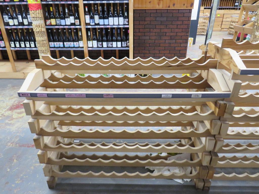 84 Bottle Wood Line Floor Display