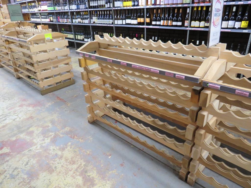 84 Bottle Wood Line Floor Display