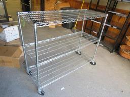 3-Tier Wire Shelf Unit