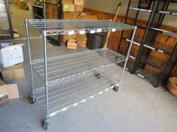 3-Tier Wire Shelf Unit