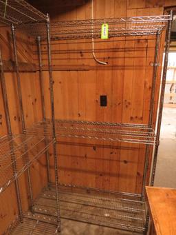 3-Tier Wire Shelf Unit